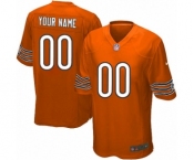 Youth Nike Nfl Jerseys Chicago Bears Customized Orange Jersey