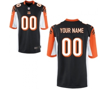 Youth Nike Nfl Jerseys Cincinnati Bengals Customized Black Jersey