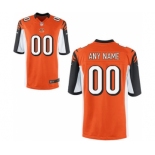 Youth Nike Nfl Jerseys Cincinnati Bengals Customized Orange Jersey