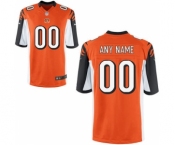 Youth Nike Nfl Jerseys Cincinnati Bengals Customized Orange Jersey