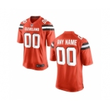 Youth Nike Nfl Jerseys Cleveland Browns Customized Orange Jersey