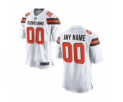 Youth Nike Nfl Jerseys Cleveland Browns Customized White Jersey