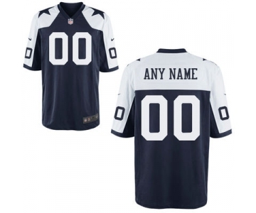 Youth Nike Nfl Jerseys Dallas Cowboys Customized Thankgivings Blue Jersey