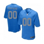 Youth Nike Nfl Jerseys Detroit Lions Customized Blue Jersey[New]