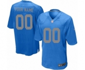 Youth Nike Nfl Jerseys Detroit Lions Customized Blue Jersey[New]