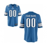 Youth Nike Nfl Jerseys Detroit Lions Customized Blue Jersey