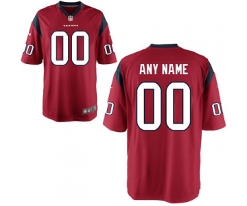 Youth Nike Nfl Jerseys Houston Texans Customized Red Jersey