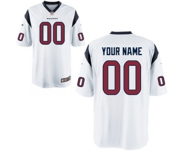 Youth Nike Nfl Jerseys Houston Texans Customized White Jersey