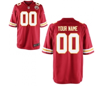 Youth Nike Nfl Jerseys Kansas City Chiefs Customized Red Jersey