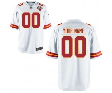 Youth Nike Nfl Jerseys Kansas City Chiefs Customized White Jersey