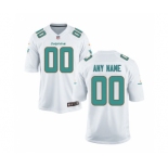 Youth Nike Nfl Jerseys Miami Dolphins Customized White Jersey