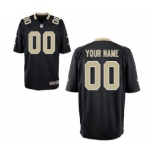 Youth Nike Nfl Jerseys New Orleans Saints Customized Black Jersey