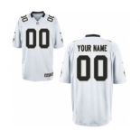 Youth Nike Nfl Jerseys New Orleans Saints Customized White Jersey