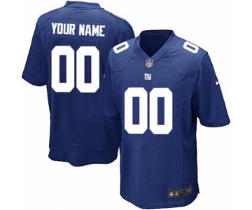 Youth Nike Nfl Jerseys New York Giants Customized Blue Jersey