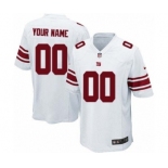 Youth Nike Nfl Jerseys New York Giants Customized White Jersey