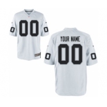 Youth Nike Nfl Jerseys Oakland Raiders Customized White Jersey