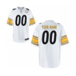 Youth Nike Nfl Jerseys Pittsburgh Steelers Customized White Jersey