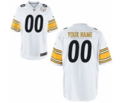 Youth Nike Nfl Jerseys Pittsburgh Steelers Customized White Jersey