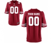 Youth Nike Nfl Jerseys San Francisco 49ers Customized Red Jersey