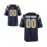 Youth Nike Nfl Jerseys St. Louis Rams Customized Blue Jersey