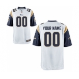 Youth Nike Nfl Jerseys St. Louis Rams Customized White Jersey