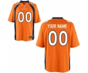 Youth Nike nfl Jerseys Denver Broncos Customized Orange Jersey