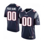 Youth Nike nfl jerseys New England Patriots Customized Blue Jersey