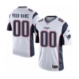 Youth Nike nfl jerseys New England Patriots Customized White Jersey