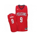 Men Adidas New Orleans Pelicans #27 Jordan Crawford Authentic Navy Blue Road NBA Jersey (3)