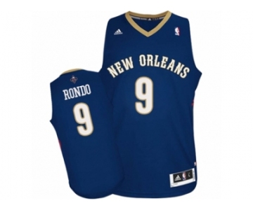 Men Adidas New Orleans Pelicans #27 Jordan Crawford Authentic Navy Blue Road NBA Jersey (4)