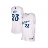 Men's New Orleans Pelicans #23 Anthony Davis White 2016 Christmas Day NBA Swingman Jersey