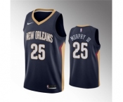 Men's New Orleans Pelicans #25 Trey Murphy III Navy Icon Edition Stitched Jersey