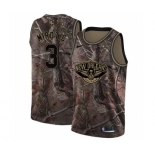 Men's Nike New Orleans Pelicans #3 Nikola Mirotic Swingman Camo Realtree Collection NBA Jersey