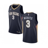 Men's Nike New Orleans Pelicans #3 Nikola Mirotic Swingman Navy Blue NBA Jersey - Icon Edition