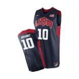 Men's Nike Team USA #10 Kobe Bryant Swingman Navy Blue 2012 Olympics Basketball Jersey