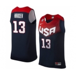 Men's Nike Team USA #13 James Harden Swingman Navy Blue 2014 Dream Team Basketball Jersey