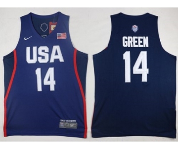 Nike Team USA #14 Draymond Green Navy Blue 2016 Dream Team Stitched NBA Jersey