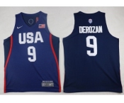 Nike Team USA #9 DeMar DeRozan Navy Blue 2016 Dream Team Stitched NBA Jersey