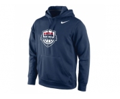 Team USA Basketball Nike Logo Pullover Hoodie Navy