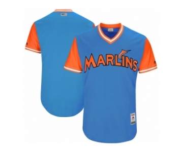 Men's 2017 Little League World Series Miami Marlins Royal Jersey