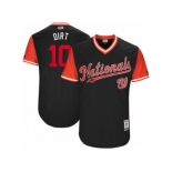 Men's 2017 Little League World Series Nationals #10 Stephen Drew Dirt Navy Jersey