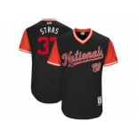 Men's 2017 Little League World Series Nationals #37 Stephen Strasburg Stras Navy Jersey