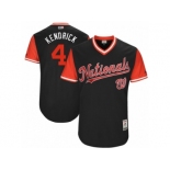 Men's 2017 Little League World Series Nationals #4 Howie Kendrick Kendrick Navy Jersey