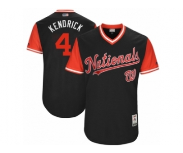 Men's 2017 Little League World Series Nationals #4 Howie Kendrick Kendrick Navy Jersey