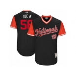 Men's 2017 Little League World Series Nationals #56 Joe Blanton Joe B Navy Jersey