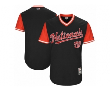 Men's 2017 Little League World Series Washington Nationals Navy Jersey