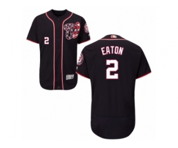 Men's Majestic Washington Nationals #2 Adam Eaton Navy Blue Flexbase Authentic Collection MLB Jersey