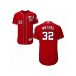 Men's Majestic Washington Nationals #32 Matt Wieters Red Flexbase Authentic Collection MLB Jersey