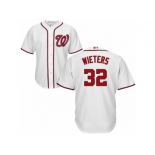 Men's Majestic Washington Nationals #32 Matt Wieters Replica White Home Cool Base MLB Jersey