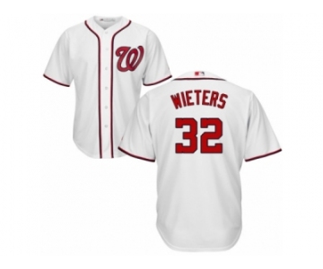 Men's Majestic Washington Nationals #32 Matt Wieters Replica White Home Cool Base MLB Jersey